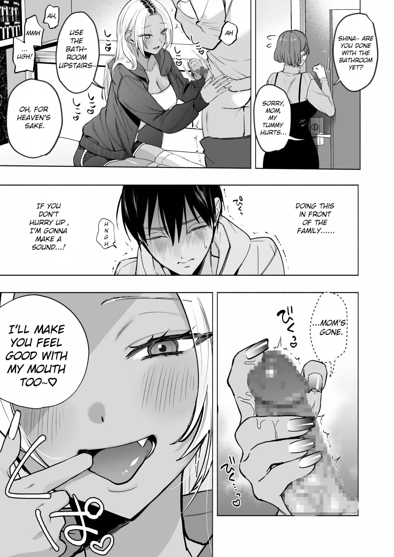 Hentai Manga Comic-My Black Gal Big Tits Stepsister Wants to Milk My Sperm Gently-Read-22